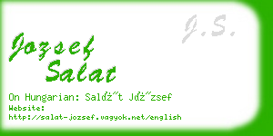 jozsef salat business card